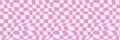 Lilac checkerboard seamless pattern