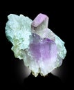 Lilac color kunzite var spodumene Mineral specimen from Afghanistan