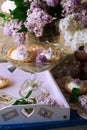 LILAC CREAM TARTS..Style vintage