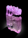 Lilac etched head mountain peaks structured head kunzite var spodumene crystal from Afghanistan