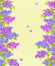 Lilac. Floral background.