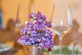 Lilac flowers as spring bouquet