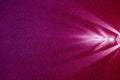 On a lilac gradient structural fine-grained background, a light pink diffused beam of light Royalty Free Stock Photo