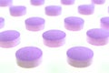 Lilac Isolated Pills Texture Royalty Free Stock Photo