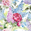 Lilac pattern Royalty Free Stock Photo