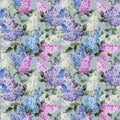 Lilac pattern Royalty Free Stock Photo