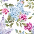 Lilac pattern Royalty Free Stock Photo