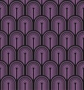 LILAC SEAMLESS BACKGROUND WITH BLACK ARCHES