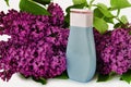 Lilac shampoo isolate Royalty Free Stock Photo
