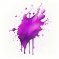 lilac stains background, watercolor, ai generation