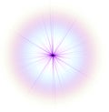 Lilac star isolated Royalty Free Stock Photo