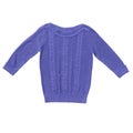 Lilac sweater isolated