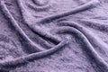 Lilac velvet close-up. Fabric macro for texture and background Royalty Free Stock Photo