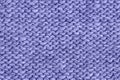 Lilac very peri knitted texture, handmade knitwear, reverse stitch. Color of 2022 very peri toned Royalty Free Stock Photo