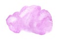 Lilac watercolor stain. Watercolor background for logo or text