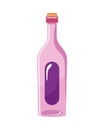 lilac wine drink bottle