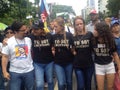 Lilian Tintori wife of Leopoldo Lopez and Venezuela deputy Freddy Guevara Protests in Venezuela