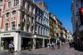 Streets of Lille near city centre, France Royalty Free Stock Photo