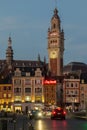 Lille city center at dawn