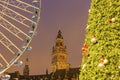 Lille in France during Christmas Royalty Free Stock Photo