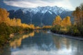 Lillooet river in Autumn