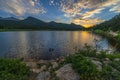 Lilly Lake at Sunset - Colorado Royalty Free Stock Photo