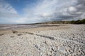 Lilstock beach near Hinkley Point Somerset Royalty Free Stock Photo