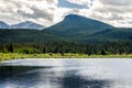 Lily Lake Rocky Mountain National Park Colorado Trail Royalty Free Stock Photo