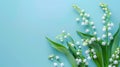 Lily of the Valley color background