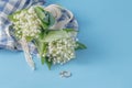 Lily of the Valley and Golden Rings Royalty Free Stock Photo