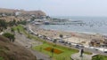 Lima bay view to the south from Chorrillos