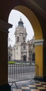 Lima main square empty during pandemic times