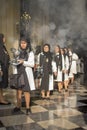 Procession of faith in Holy Week in the streets of Lima