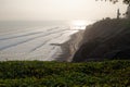 Lima, Peru. Cliff on the Pacific coast, near the Park of Love Royalty Free Stock Photo