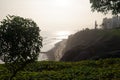 Lima, Peru. Cliff on the Pacific coast, near the Park of Love Royalty Free Stock Photo