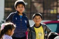 Happy children playing in the city of Canta