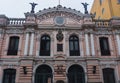 Lima, Peru - 31 June, 2021: Front view of La Casa de la Gastronomia Peruana, This institution aims to disseminate and promote