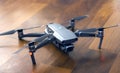 Mavic 2 Pro DJI drone in the ground, new prosumer UAV for photography and video.