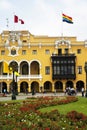 LIMA,: The Municipal Palace of Lima is located in the Historic center f the city