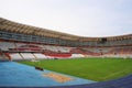 Lima Peru,new architecture of the field foodball soccer stadium- called national stadium Royalty Free Stock Photo