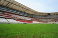 Lima Peru,new architecture of the field foodball soccer stadium- called national stadium Royalty Free Stock Photo