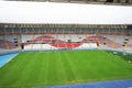 Lima Peru,new architecture of the field foodball soccer stadium- called national stadium Royalty Free Stock Photo