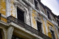 Balcony of a colonial building in downtown Lima, Peru Royalty Free Stock Photo