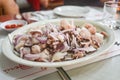 Peruvian Chef Javier Wong, prepares fresh ceviche and seafood dishes at his restaurant Chez Wong. Lima, Peru