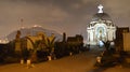A night time tour of the Presbitero Maestro Cemetery. Lima, Peru