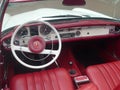 Mercedes-Benz 230SL interior parked in Lima Royalty Free Stock Photo
