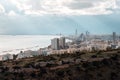 Limassol cityscape seen from Amathus hills Royalty Free Stock Photo