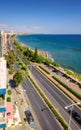 Limassol coastline aerial view, Cyprus