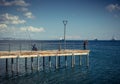 Limassol, Cyprus - DECEMBER 2016: Promenade along the coastline