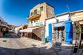 LIMASSOL, CYPRUS - MARCH 18, 2016: `Cyprus Corner` famous souvenir shop on Irinis Street near Limassol Castle